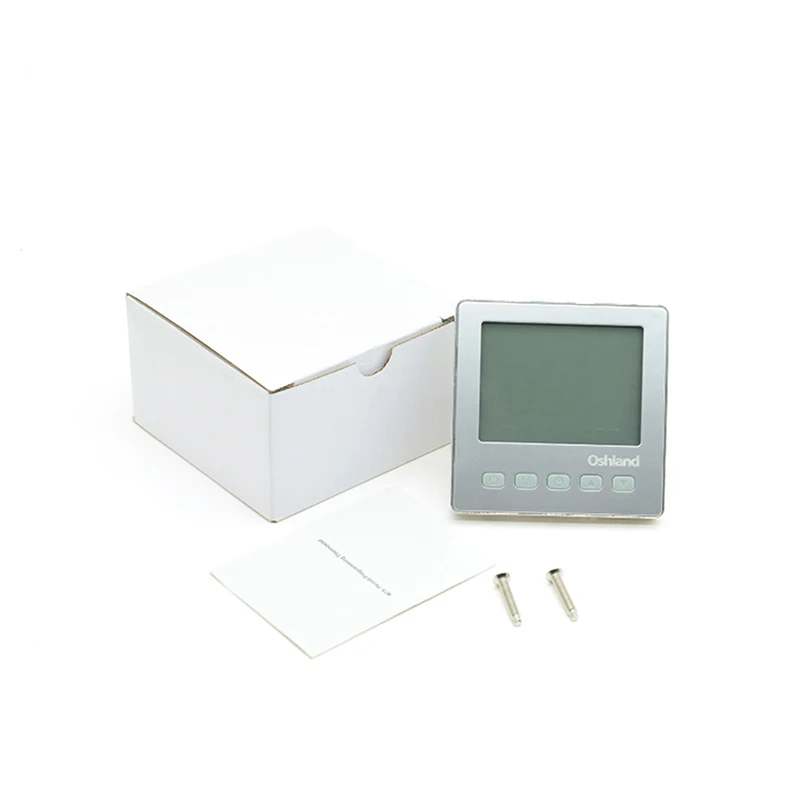 Free Shipping Silver Color 16A Digital Floor Heating Thermostat Programmable LCD Temperature Controller