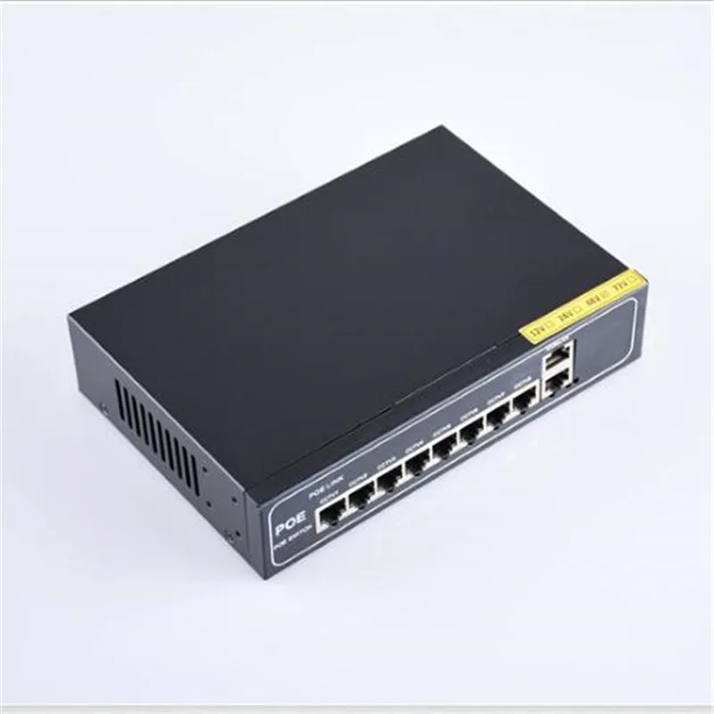 

ANDDEAR-BO7 48v 8 port gigabit unmanaged poe switch 8*10/100 mbps POE poort; 2*10/100/1000 mbps UP Link poort; NVR poort