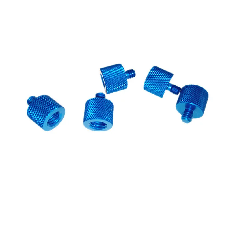 Metal 1/4" to 3/8"  5/8" to 1/4" Male to Female SC-6 Cold Hot Shoe Thread Screw Mount Adapter Tripod Plate Screw for SLR camera