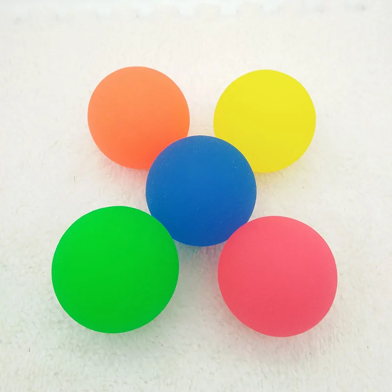5.5cm Solid Color Rubber Bouncing Bouncy Balls Soft malabares Juggling Jumping Outdoor Sports Toys for Baby Kids