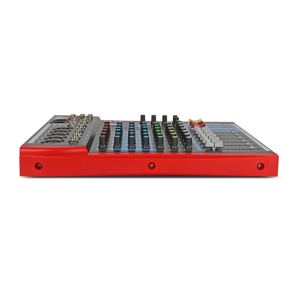 XTUGA ES602 USB/MP3/บลูทูธ Professional STAGE เครื่องเสียงดิจิตอลในตัวผลเพลงผสมผสม 7 Channel Mixer + 48V