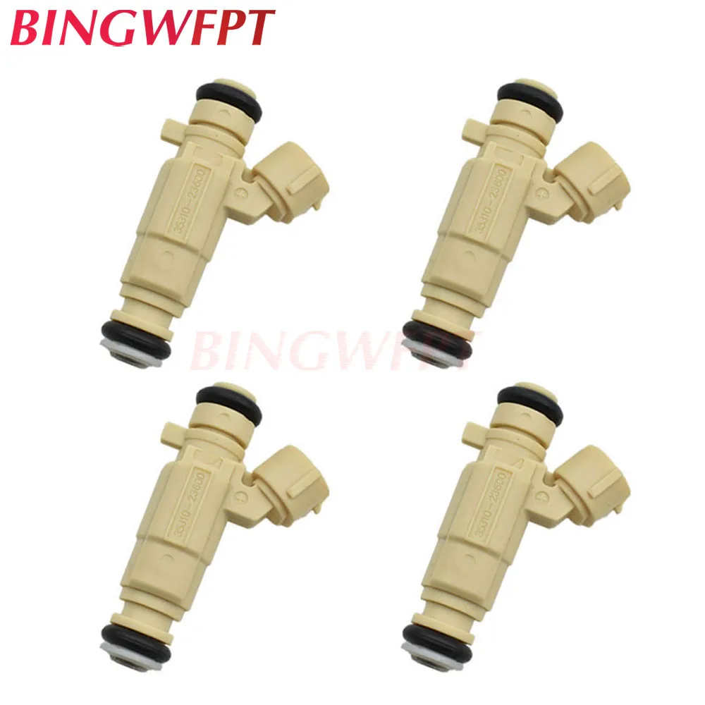 4x Fuel injector for Hyundai ELANTRA TIBURON TUCSON SANTA FE Kia SPECTRA SPORTAGE OPTIMA RONDO 35310-23600 9260930013 3531023600