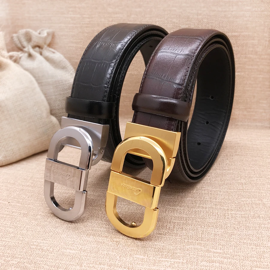 2023ciartuar official store luxury new fashion designer men belt high quality genuine leather cowskin for trouser free shipping