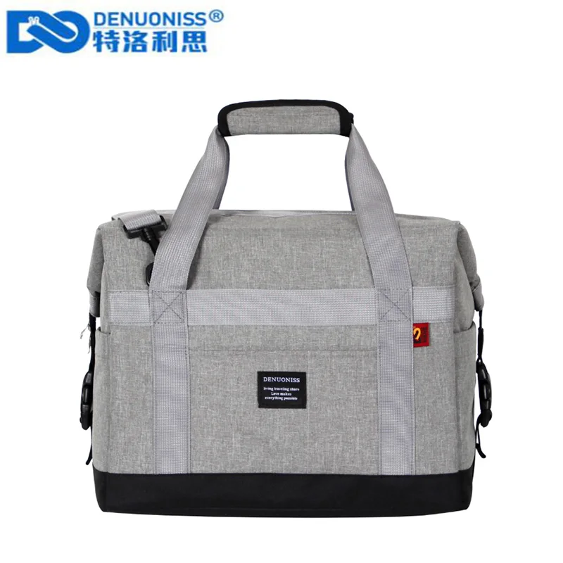 DENUONISS 30L Large Capacity Beer Cooler Bag Waterproof Oxford Picnic Insulated Bag Thermal Borsa Refrigerator Bag