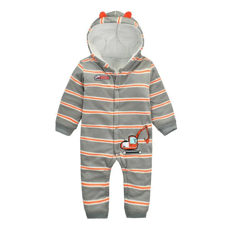 Newborn Clothes Baby Romper Long-Sleeve Fleece Jumpsuit Baby Girl Costume for Spring Autumn Trouser Suit Black Friday Girls