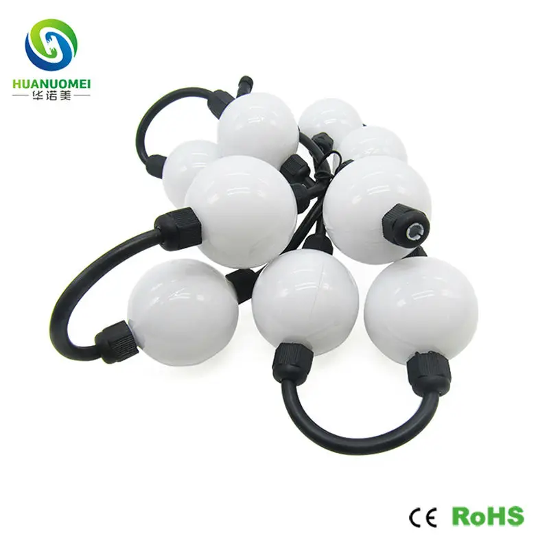 D28mm 2LEDs UCS1903 LED Pixel Ball Light,Digital full color, 3535 SMD RGB LED,UCS1903 chip,2LEDs/Ball,20Balls/string,DC12V input