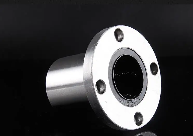 100pcs/lot LMF20UU 20mm Round Flange type linear ball bearings bushing LMF20 20x32x42mm