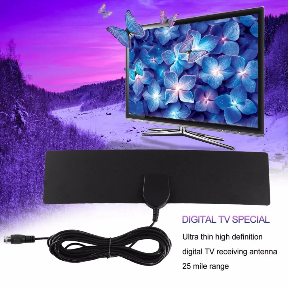 Indoor Digital HDTV TV Antena Radius Aerial TV Surf Fox DVB-T2 DVB-T ATSC ISDB Antennas