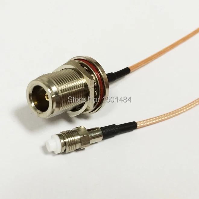 New N Female Jack   Connector  Switch FME  Female Jack  Convertor RG316 Wholesale  Fast Ship 15CM 6