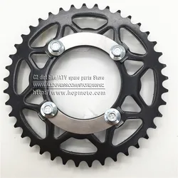 420 Chain rear sprocket 41 tooth 76mm centre hole for Dirt Pit Bike off road motorcycle Motocross gear spare parts with bolts