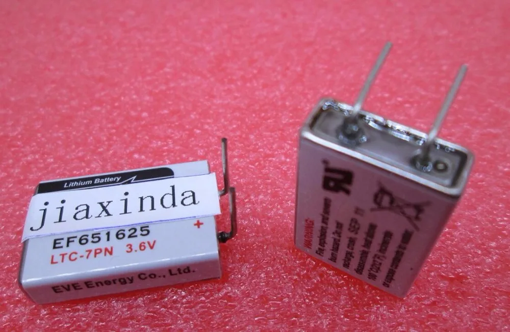 Bateria de lítio ef651625 651625 v, bateria de lítio e quadrado, pé dip2, imperdível, novo