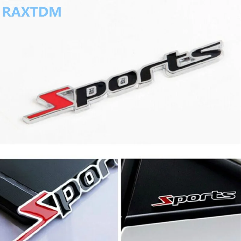 3D Metal Car Stickers Sport for Nissan Teana X-Trail Qashqai Livina Tiida Sunny March Murano Geniss Juke