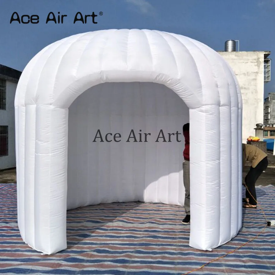 

Newest Design Portable Delicate Inflatable Dome Tent Trade Show Igloo Booth with LED Light for Events