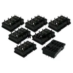 7pcs 13F-4Z-A2 LY4-A2 14 Pin PCB Power Relay Socket Base for 4PDT LY4NJ HH64P