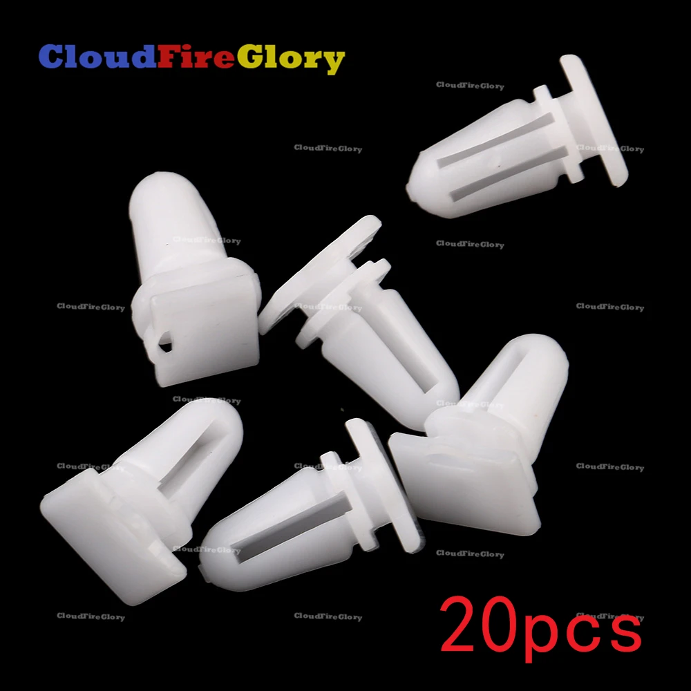 CloudFireGlory For BMW E30 E36 E39 E38 325xi 525i 20Pcs Plastic Door Sill Cover Plate Rivet Clip Retainer Fastener 51471840961