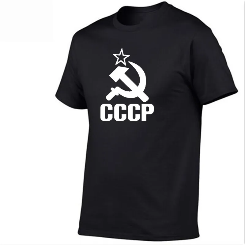 GYM WINER CCCP T Shirts Men USSR Soviet Union Man T-shirt Short Sleeve Moscow Russia Tees Cotton O Neck Tops Free Shipping