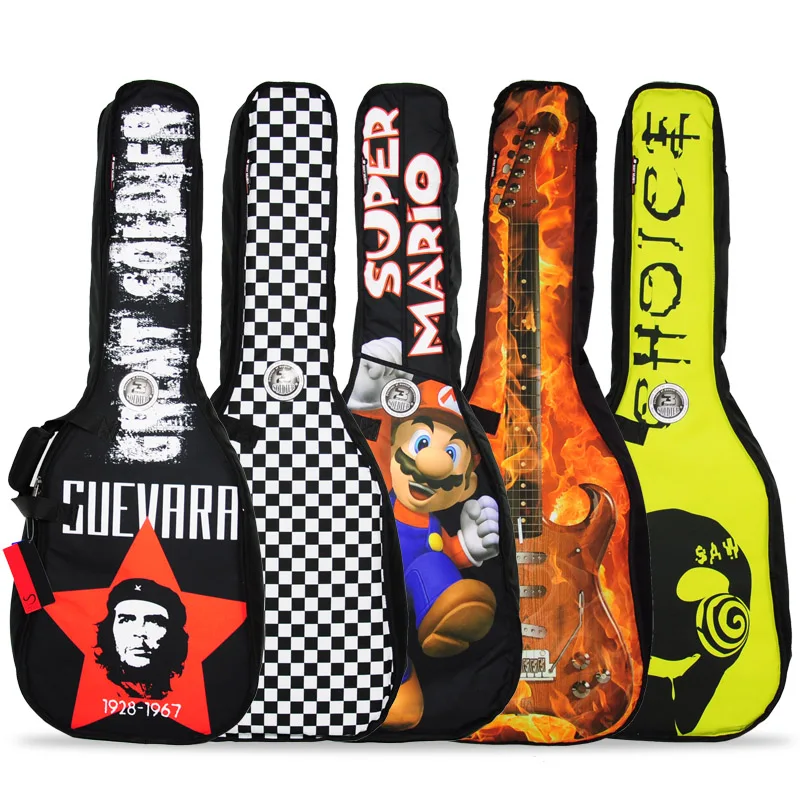 Acoustic Guitar Bag 41inch Guitar Case 40inch Guitar Bag Folk Guitar Gig Bag Double Shoulder Guitar Cover Backpack Guitar Box