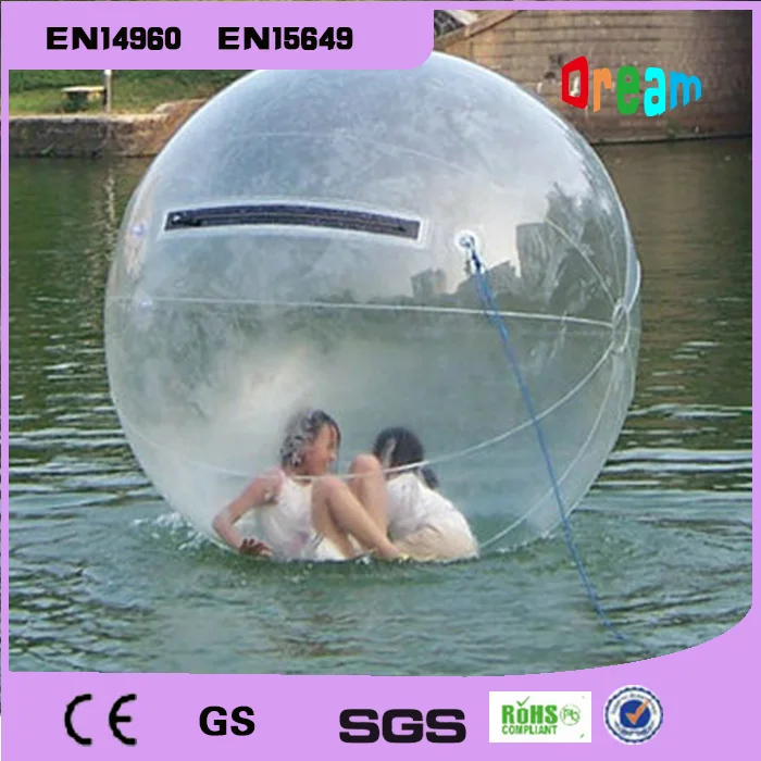 Pelota inflable para caminar en el agua, globos de agua de 2m, bolas Zorb, pelota de playa inflable gigante, bola de burbujas de agua