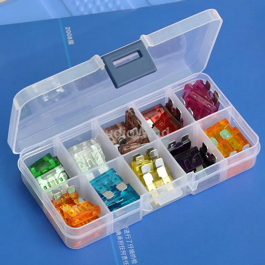 Auto Auto Medium Blade Ato Zekeringen Assortiment Kit. 10 Waarde