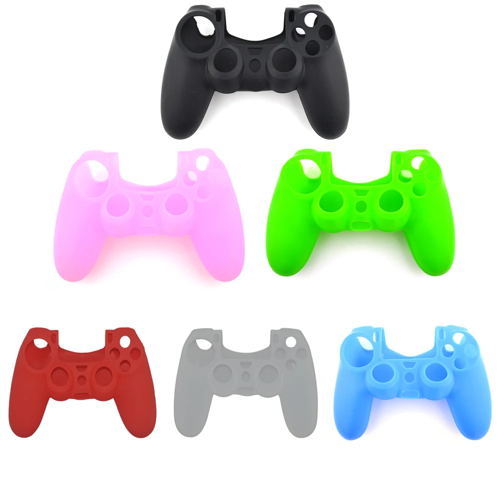 High quality Silicone Protective Skin Case Cover for Play Station PS 4  Gamepad Joystick