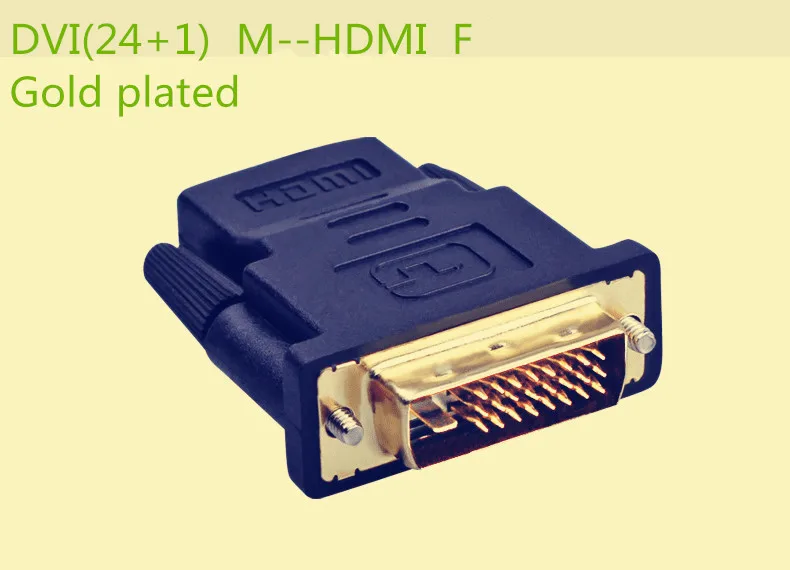 YT374B  DVI change to HDMI connector  Applicable to the DVI (24 + 1)  Support HDMI 2.0 version  gold plated Drop Shipping