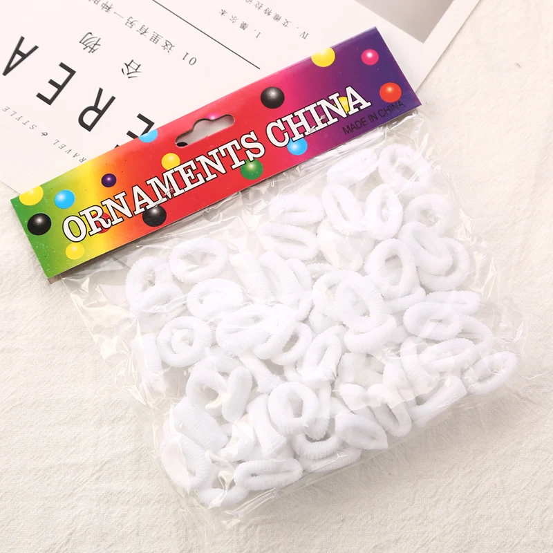 About 80pcs/bag Good Quality Baby Child Hair Holders Rubber Bands Small Elastics Girl\'s Tie Gum Hair Accessories