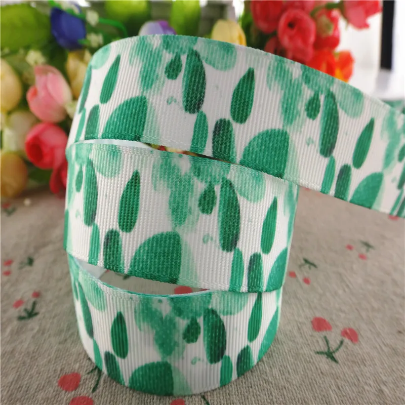 7/8" (22 mm) 10 Yards/Los Blumenmuster Ripsband Tiermuster Band DIY handgefertigte Materialien MD18022628 – Detail 3