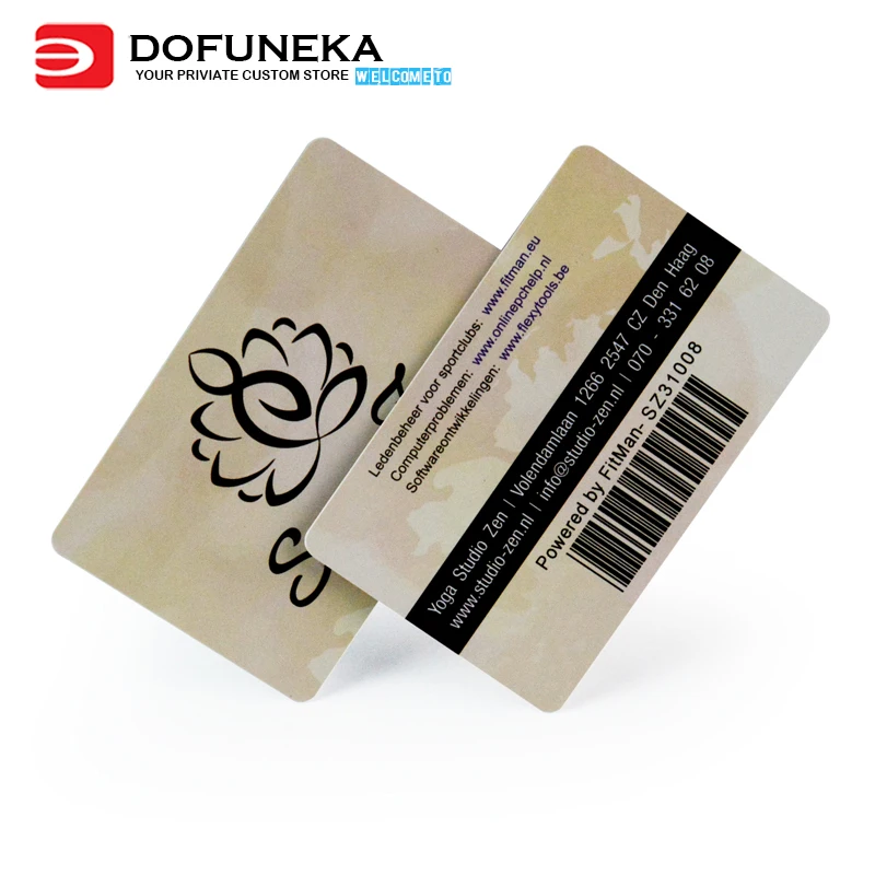 Hot selling pvc plastic gift card with high quality bar codes printing