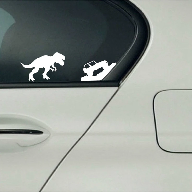 Car Sticker For Jeep T-rex Tyrannosaurus Rex Decals Dinosaur Vinyl Sticker For Jeep Car Window Laptop Decoration