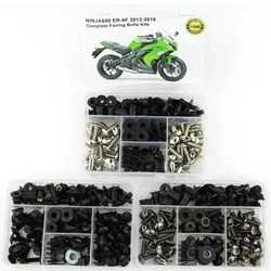 Fit For Kawasaki Ninja 650 ER-6F ER6F 2012 2013 2014 2015 2016 Full Fairing Kit Motorcycle  Steel Screws Nuts Fairing Clips