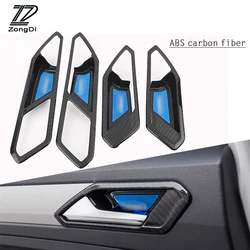 ZD Car Covers 4pcs/set For Volkswagen VW Tiguan 2 MK2 2016 2017 2018 Car Door Handle Bowl Frame Trim Cover Auto Accessories