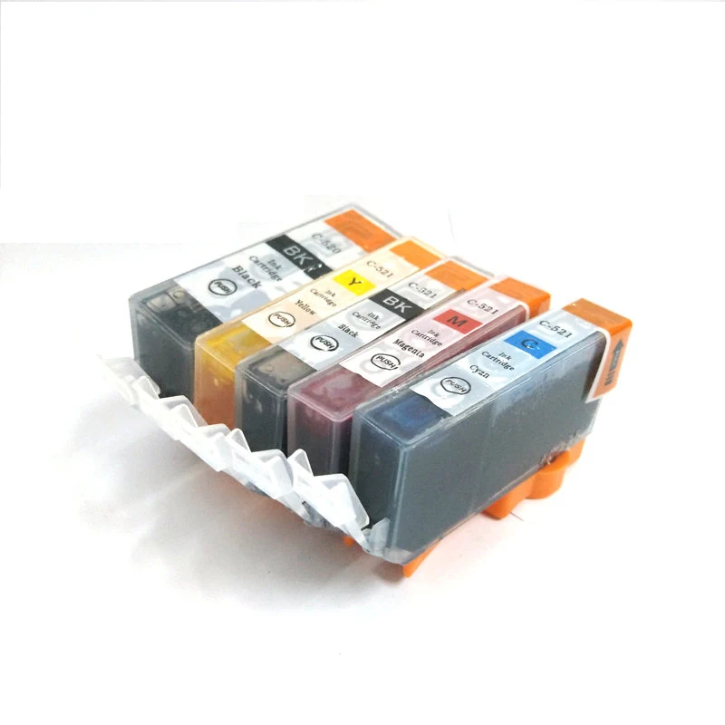 Einkshop 1set PGI-520 CLI-521 ink cartridge for Canon Pixma MP540 MP550 MP560 MP620 MP630 MP640 MP980 MP990 MX860 MX870 IP3600 - Image 2