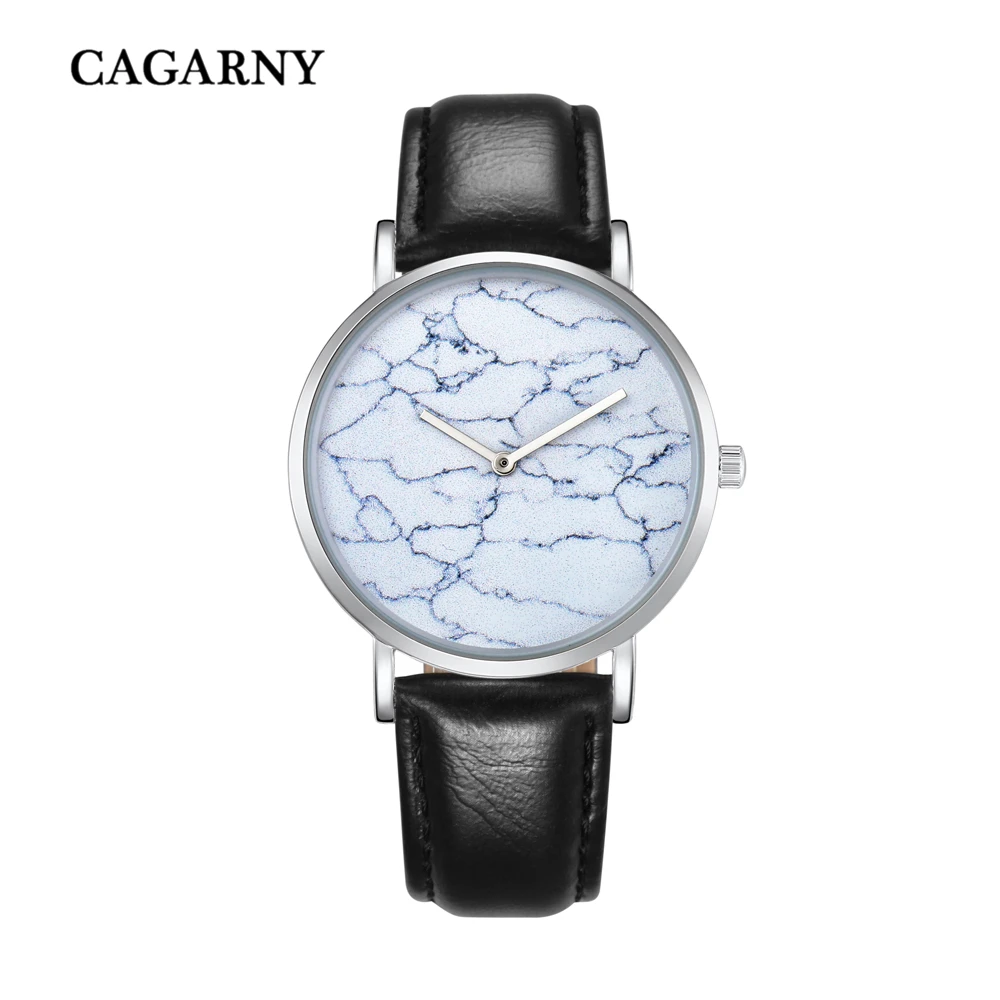 Creative Watches Men Quartz Wrist Watches For Women Marble Parttern Dial Waterproof Fashion Ladies Wristwatches Reloj Mujer New