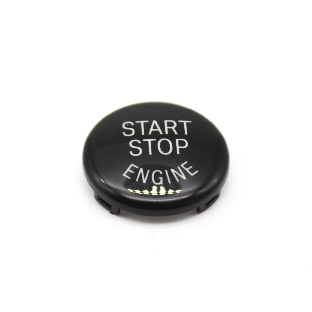 Black Engine Start Stop Switch Button Cover For BMW 3 5 Series E60 E90 E91 E92 E93 X1 E84 X3 E83 X5 E70 X6 E71 E72 E Chassis