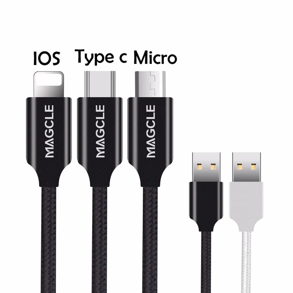 شاحن Magcle سريع 3.0 QC3.0 18 وات شاحن USB سريع + Magcle 2A كابل usb لهاتف سامسونج هواوي شاومي شحن سريع