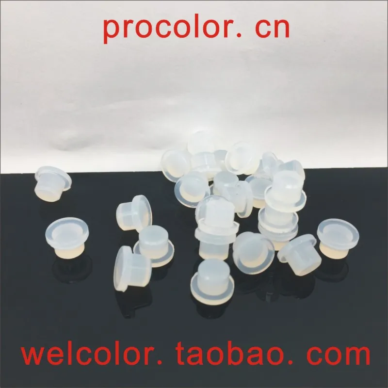 Factory Customized ECO-friendly Transparent black Silicone Rubber washer pull plugs seal 1 1.5 2 2.5 3 3.5 4.0 4.5 5 6.0 7 8 mm