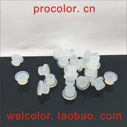 Factory Customized ECO-friendly Transparent black Silicone Rubber washer pull plugs seal 1 1.5 2 2.5 3 3.5 4.0 4.5 5 6.0 7 8 mm