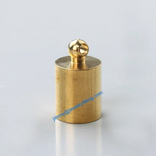 

2000pcs jewelry finding Metal End caps for laether cord crimp end cap chain end 7*12mm