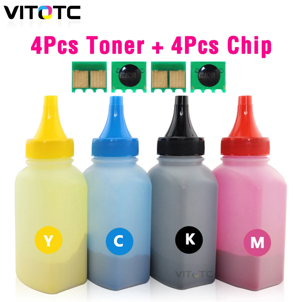 4 CRG331 Colored Toner Powder + 4 Toner Reset Chip For Canon LBP7100 7110 LBP7100cn LBP7110cw MF8280cw MF8250cn MF8230cn MF8030