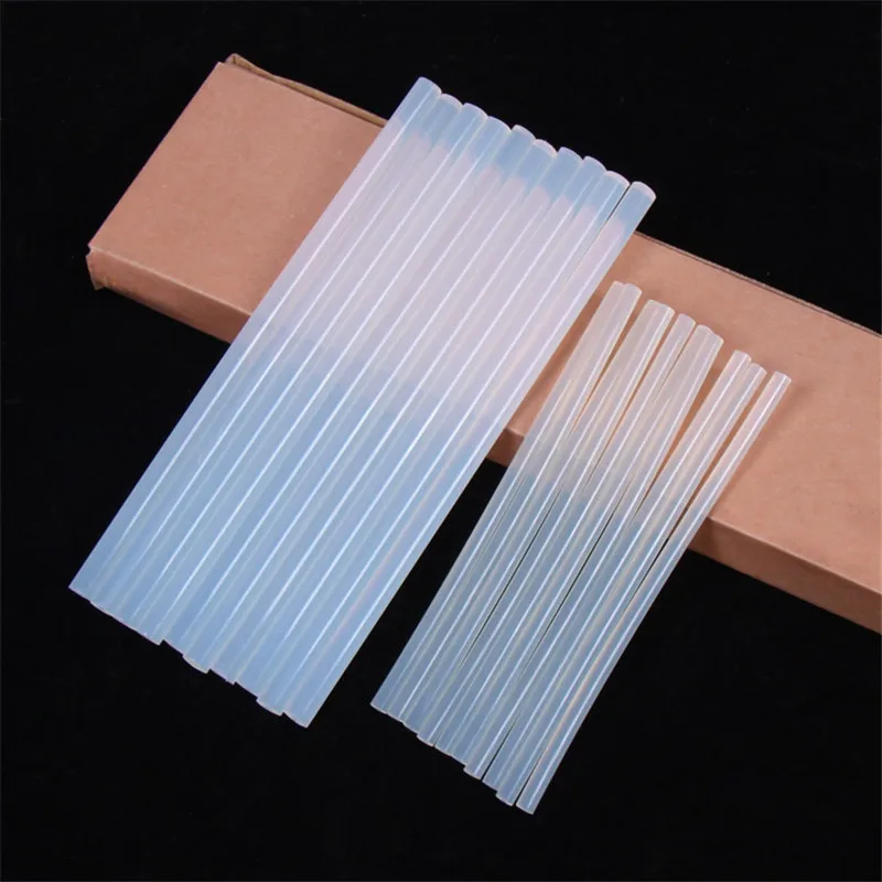 10pcs 11X190mm Electric Gun Hot Melt Transparent Glue Sticks Accessories Jewelry Crafts Album Home Repair Adhesive Tools