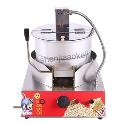 Popcorn Machine Single Pot Liquefied Gas electric popcorn machine Stainless Steel  commercial popcorn machine 1pc New