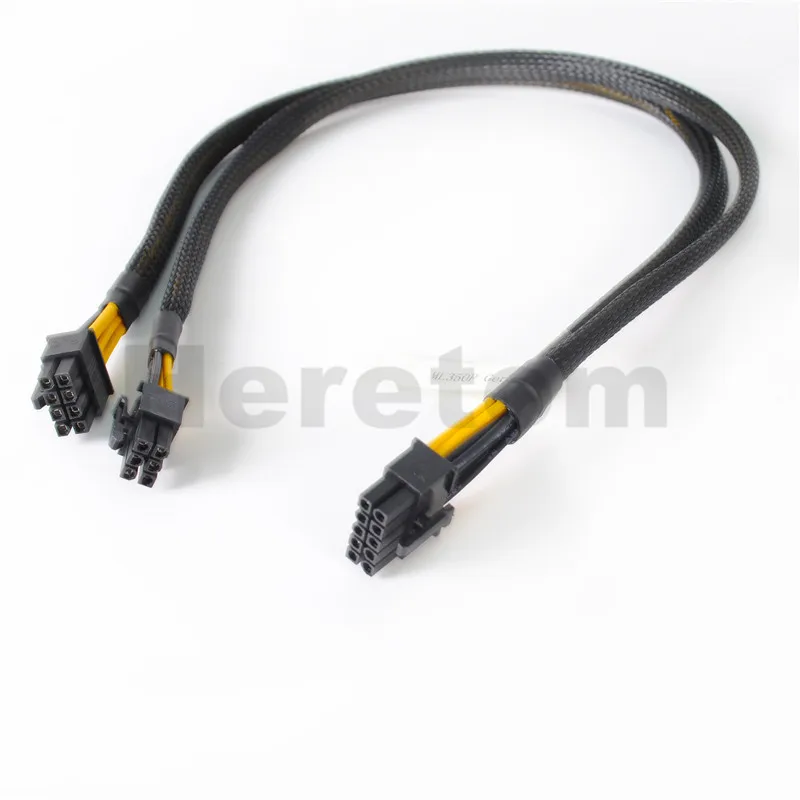 

High Quality New 10pin to 6+8pin GPU Video Card Power Adapter Cable 50CM For HP ML350 G8 and GPU Video Card