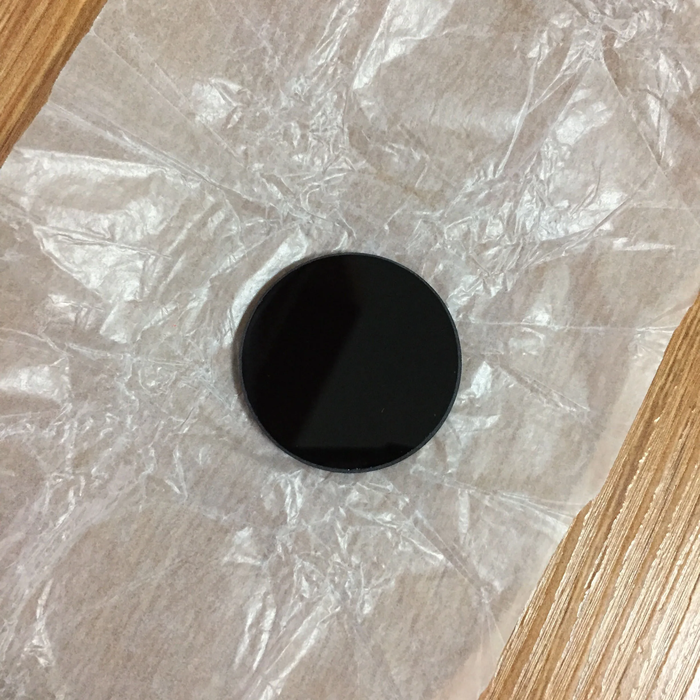 D25*2mm HWB760 715nm IR Infrared high penetration filter lens black glass visible light absorption cutoff