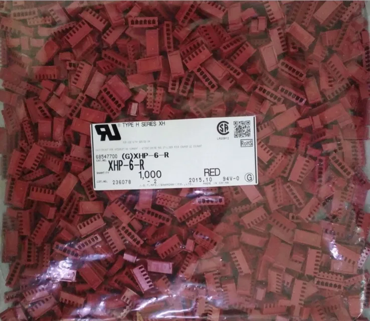 XHP-6-R Housings Red color Connectors terminals housings 100% new and original parts