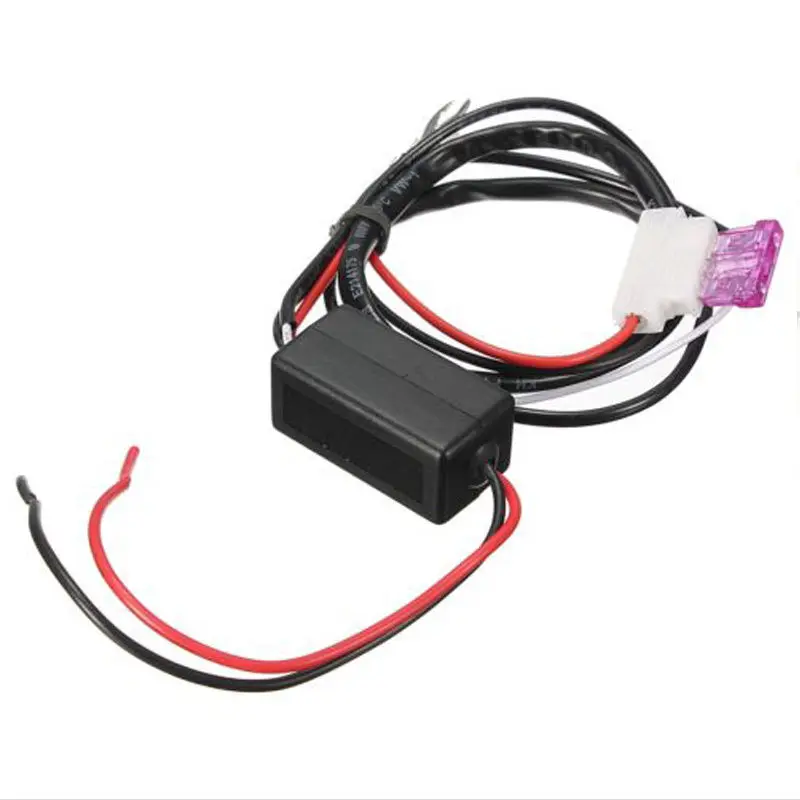 DC 12V Auto Car LED Daytime Running Light Relay Harness DRL Controller ON OFF Car Light Accessories