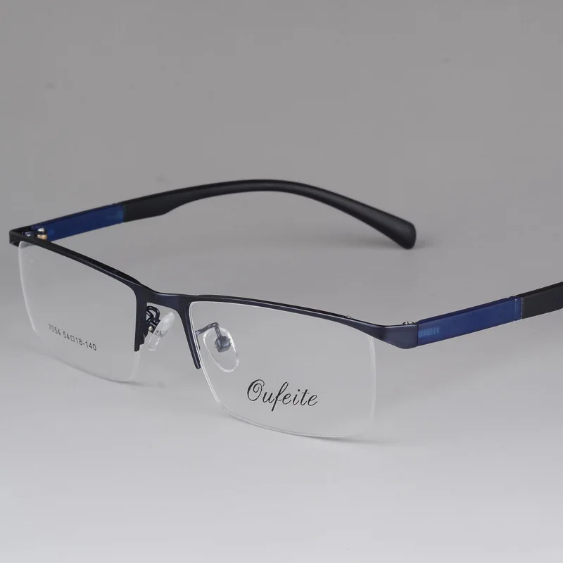 BCLEAR 2018 New Arrival Fashion Glasses Frame Men Eyeglasses Frame Vintage Half Rim Clear Lens Glasses Optical Spectacle Frame