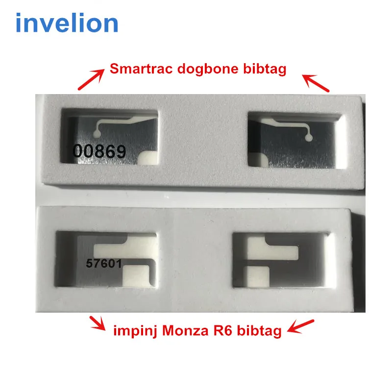 

860-960MHZ bib tag uhf RFID Dogbone Chip Timing Systems for tracking Marathon or Triathlon rfid sticker to number/dorsal