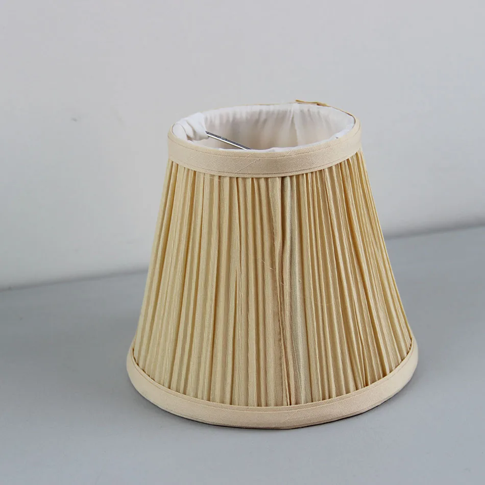 DIA 15cm/5.9inch High Quality chandelier Fabric lamp shades for wall lampshade for lamp, Clip on