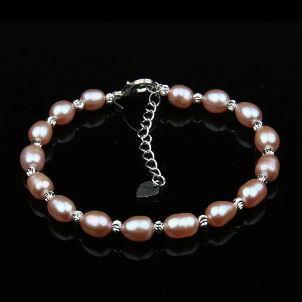 100% Natural Freshwater Pearl Bracelets Natural Pearl Bracelet for Women Cuff Bangles Wrap Beads Bracelet