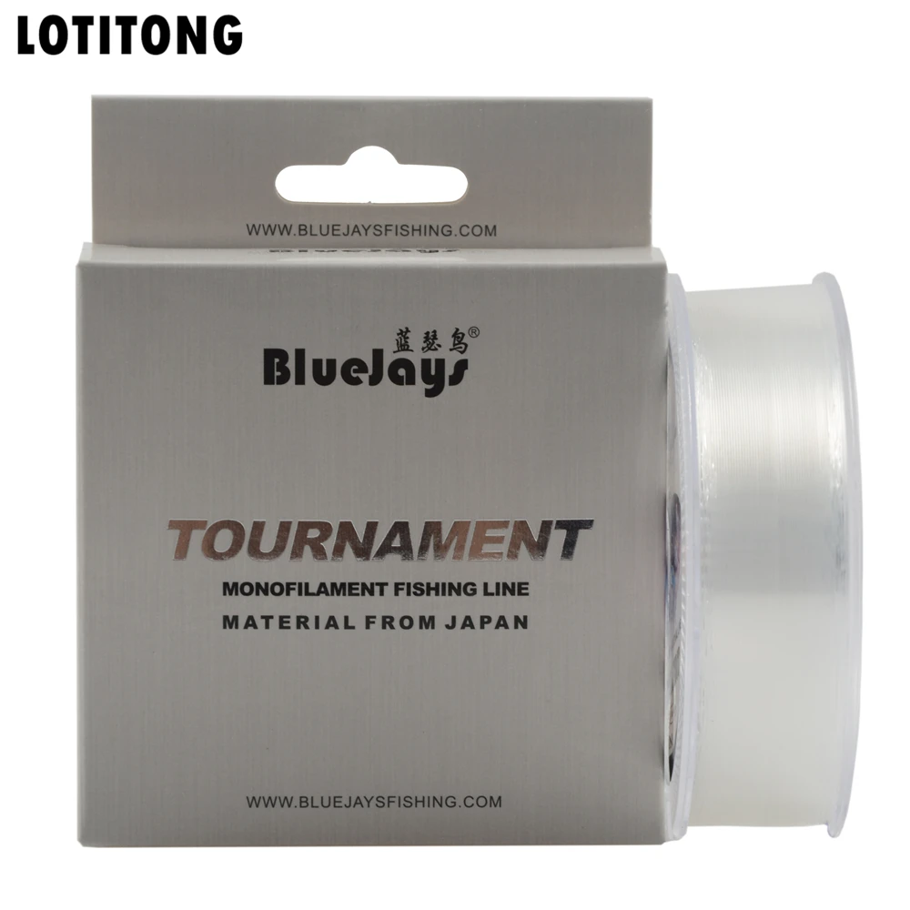 LOTITONG Stealth Fishing Line Super Strong Japanese 200M Transparent Nylon Line Monofilament Copolymer Line Crap Fishing Line